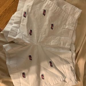White Shorts with American Flag Whales